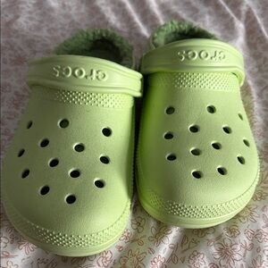 CROCS Kids Slippers - Light Green